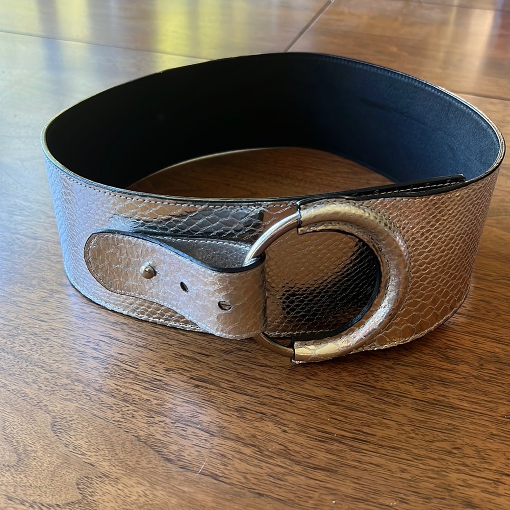 3/$36 Metallic Leather Belt